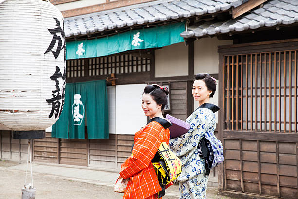 istock The  back of Japanese beauty in Edo perioud. 540223874