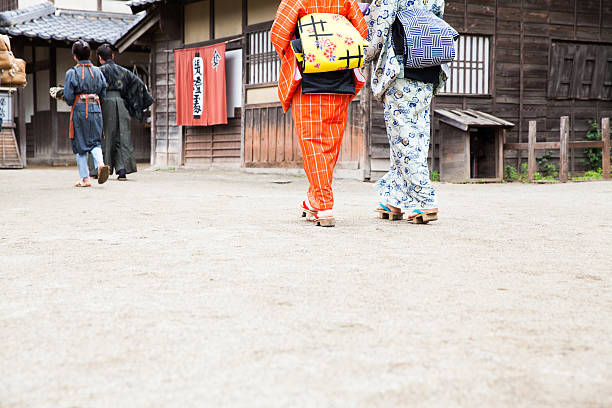 istock The  back of Japanese beauty in Edo perioud. 540224112