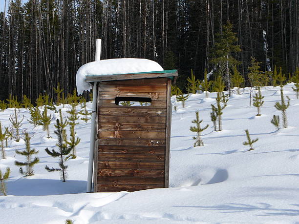 istock Outhouse in Snow 540224518