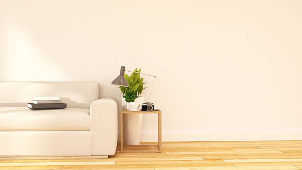istock Living room and coffe break area clean design-3D Rendering 540224894
