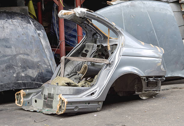 istock Cut used car body 540232788