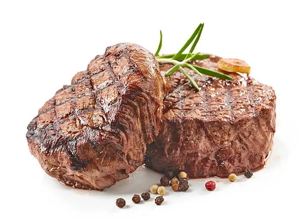 Photo of grilled beef steaks