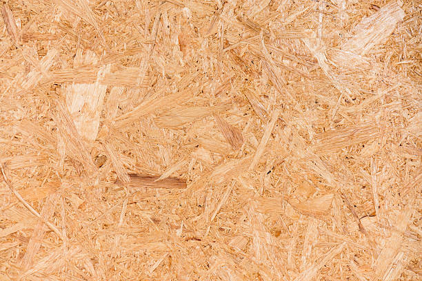 istock Seamless texture of oriented strand board for background 540233826