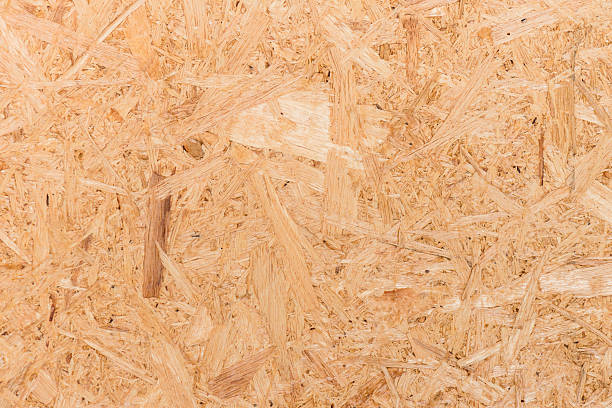 istock Seamless texture of oriented strand board for background 540233930