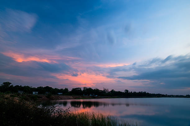 Beautiful colorful sky at sunset
