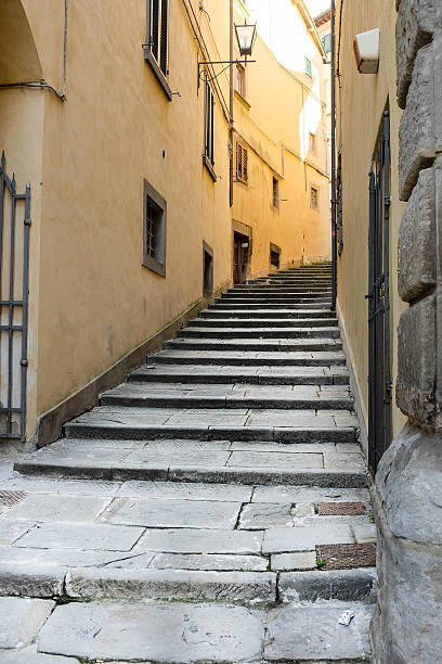 istock italian old street . Tuscany 540238534