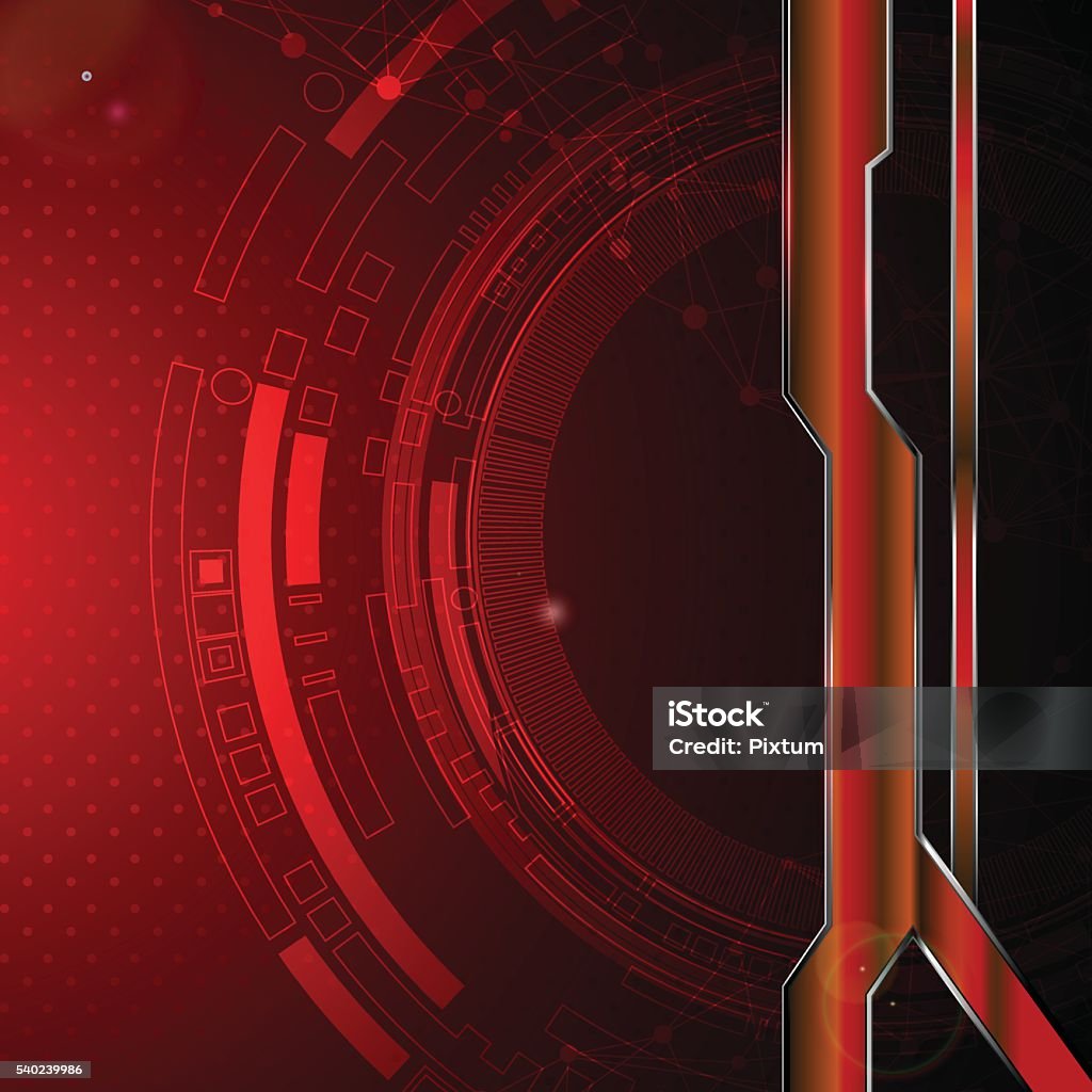 Tech Background Frame Banner Abstract Digital Technology With Metallic Frame Banner Background ...