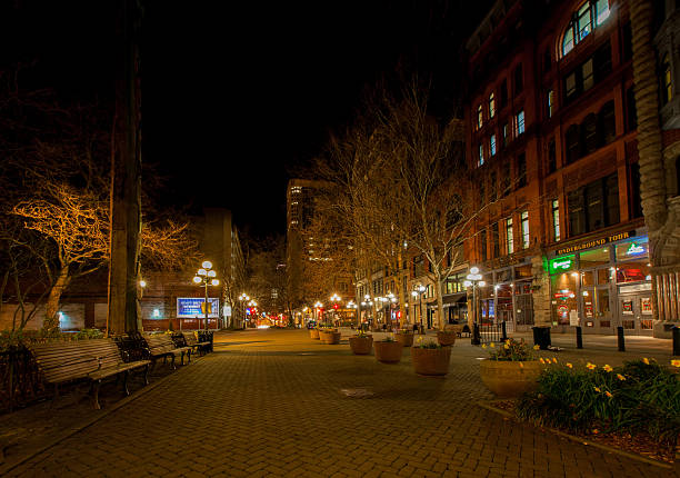 istock SEATTLE, WA - March 23, 2011. Pioneer Square. Downtown. 540241040