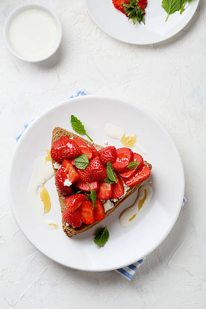 istock breakfast toast with strawberry 540241568