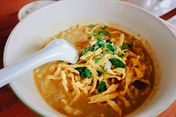 istock Close up curried noodle - Stock Image 540241968