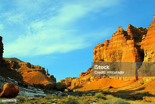 Charyn Canyon Kazakhstan Central Asia Stock Photo - Download Image Now - Kazakhstan, Asia, Beauty In Nature