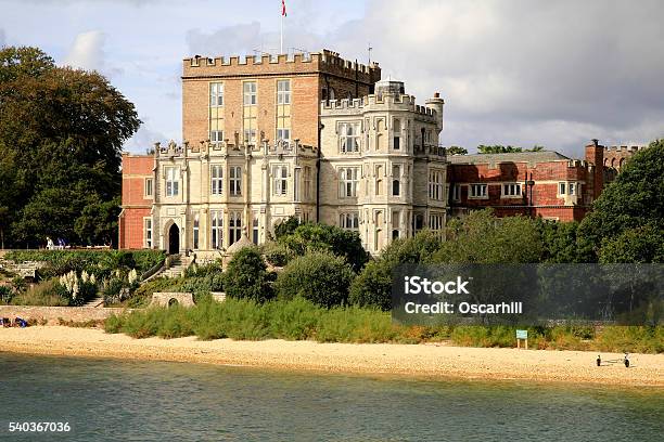 Brownsea Castle Stock Photo - Download Image Now - Autumn, Beach, Bush