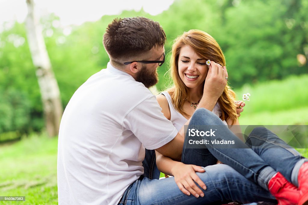 Flowers In The Hair Stock Photo - Download Image Now - Adult, Affectionate,  Beautiful People - iStock