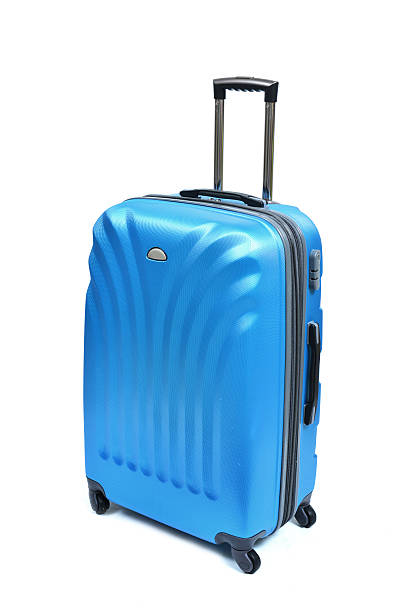istock Blue travel luggage 540373200