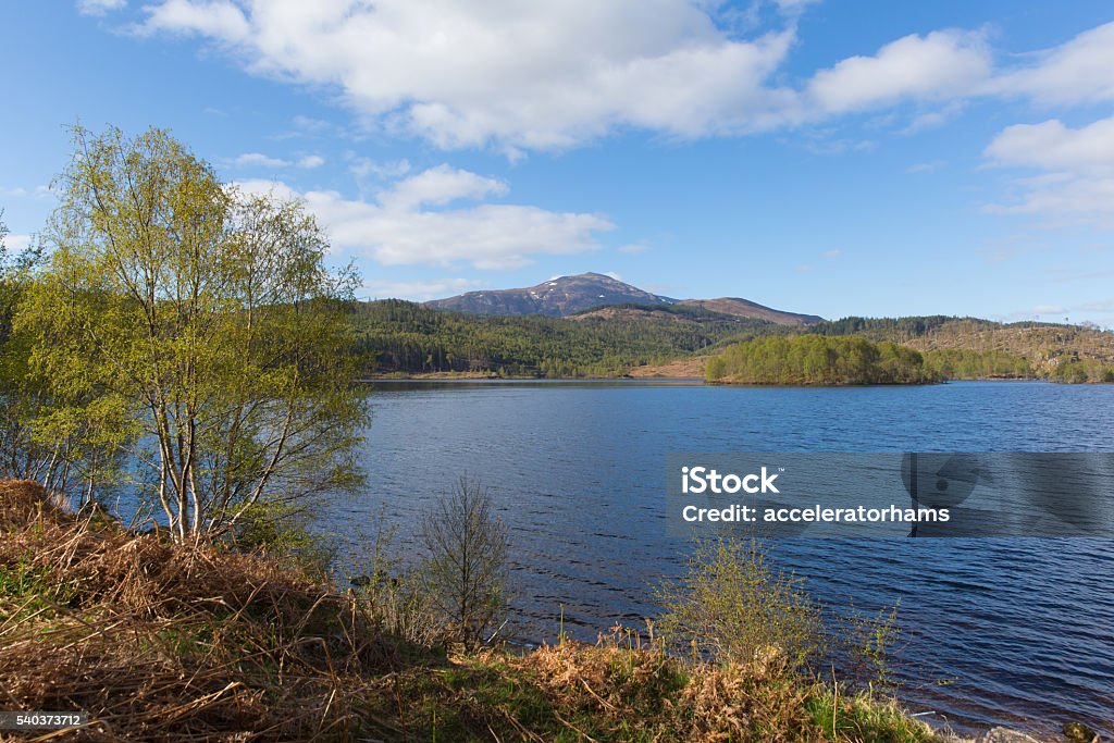 Loch Garry Scotland UK beautiful Scottish lake Loch Garry Scotland UK beautiful Scottish lake west of Invergarry on the A87 south of Fort Augustus and north of Fort William Beautiful People Stock Photo