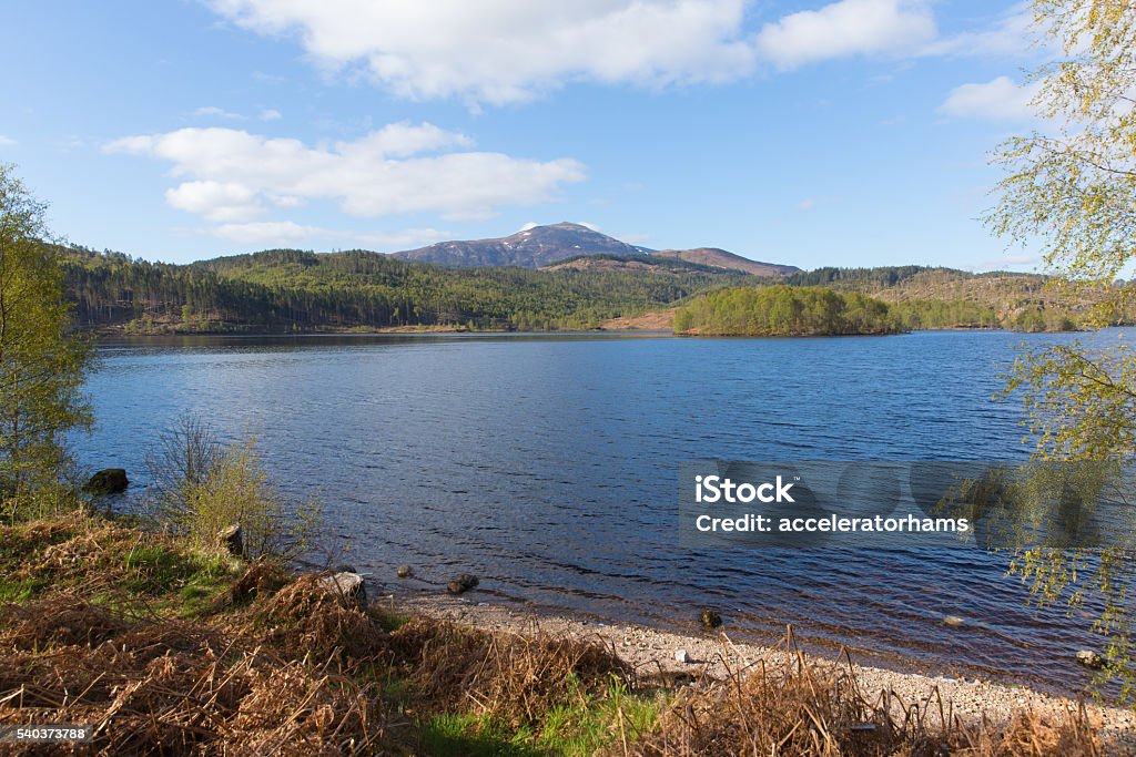 Loch Garry Scotland UK beautiful Scottish lake Loch Garry Scotland UK beautiful Scottish lake west of Invergarry on the A87 south of Fort Augustus and north of Fort William Beautiful People Stock Photo