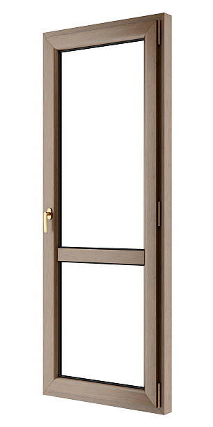 istock brown wooden window isolated on white background 540374058