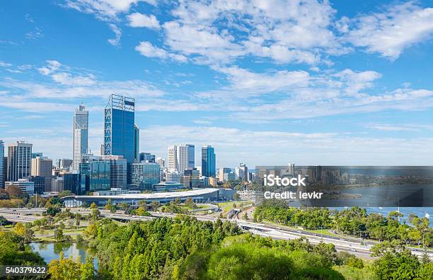 Perth View At The Noon Stock Photo - Download Image Now - Perth - Australia, Australia, City