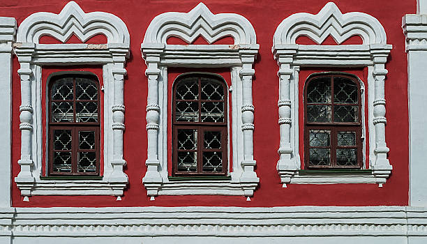 istock Windows of old orthodox church 540380774