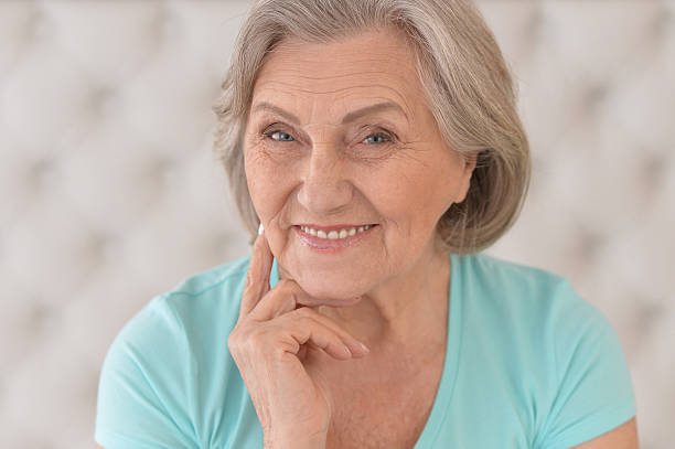 istock Senior woman portrait 540382400
