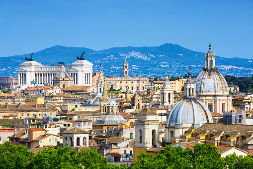 View of Rome, Italy, Europe