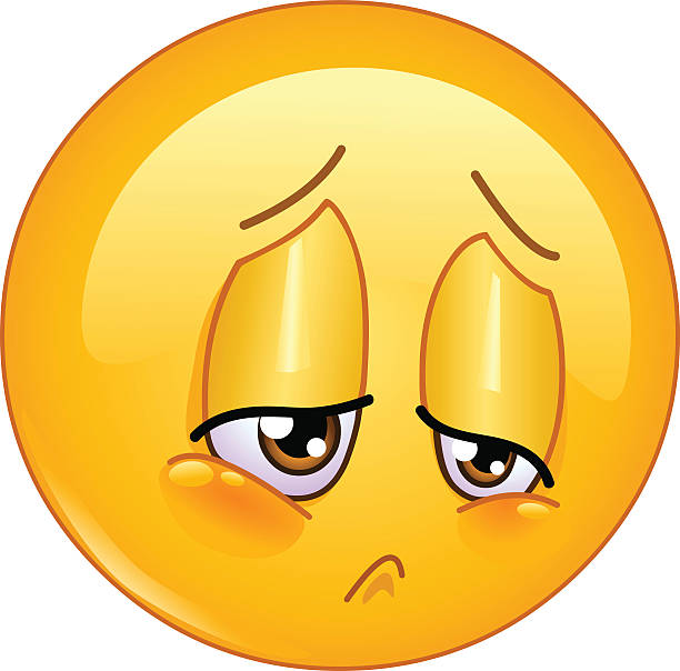 illustrazioni stock, clip art, cartoni animati e icone di tendenza di dolore emoticon - women crying sadness humor