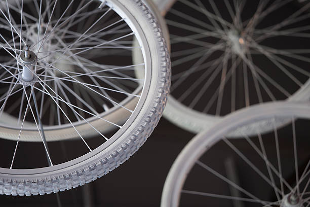 istock Close-up on Part of Blank Wheel Bicycle 540388922