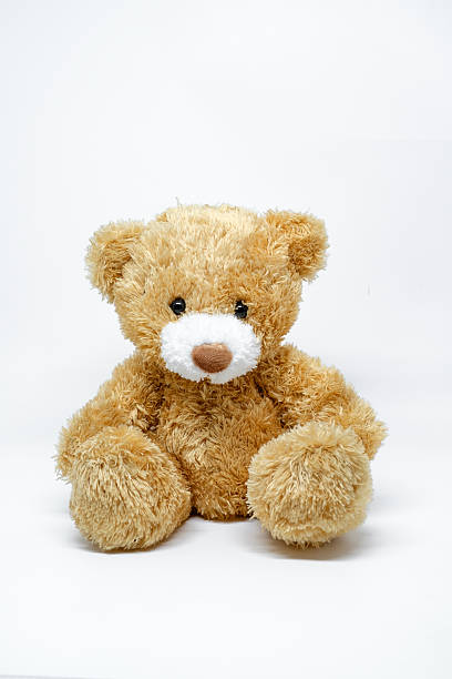 istock Toy teddy bear isolated on white background 540389998