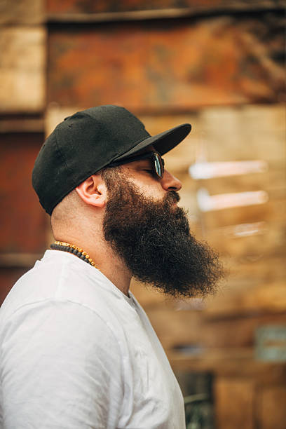 istock Portrait of bearded hip modern man 540391560