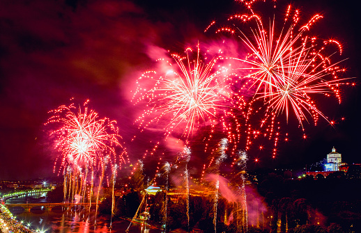 Fireworks in Turin