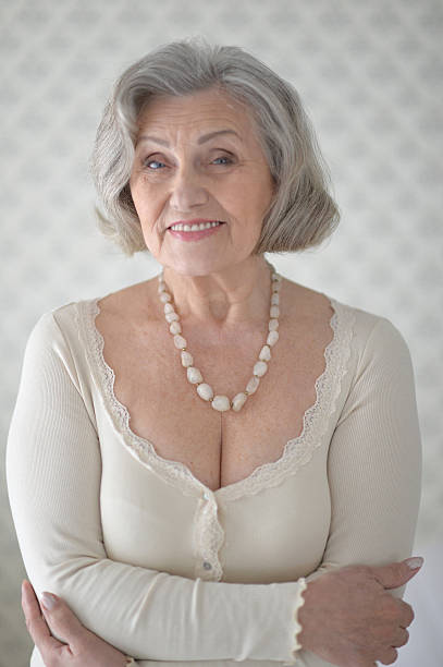 istock Senior woman portrait 540392470