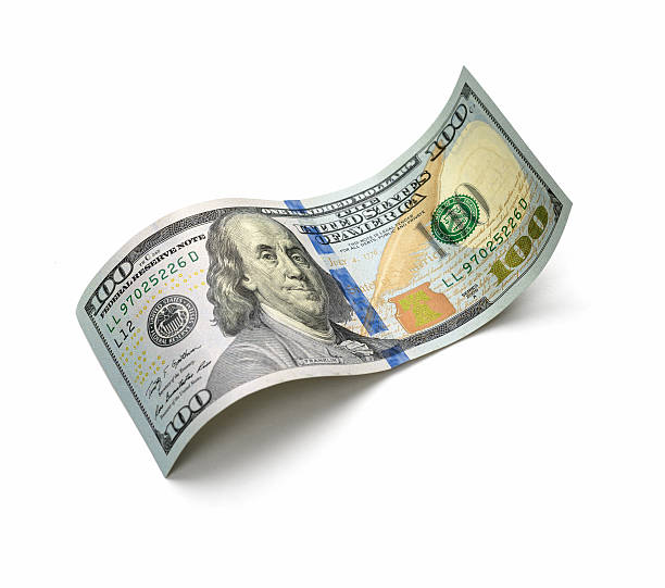 istock beautiful hundred-dollar bill on white background 540395812