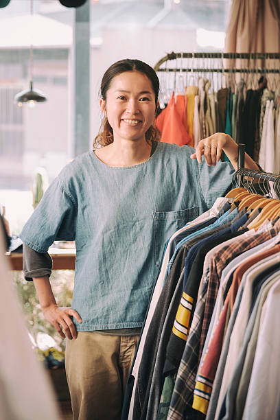 istock Japanese Clothing Shop 540398132