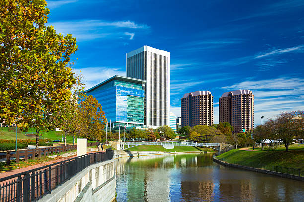 istock Richmond Skyline with Park and Canal 540398422