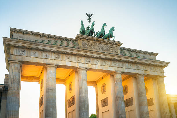 istock Brandenburg Gate at sunset, Berlin, Germany 540400096