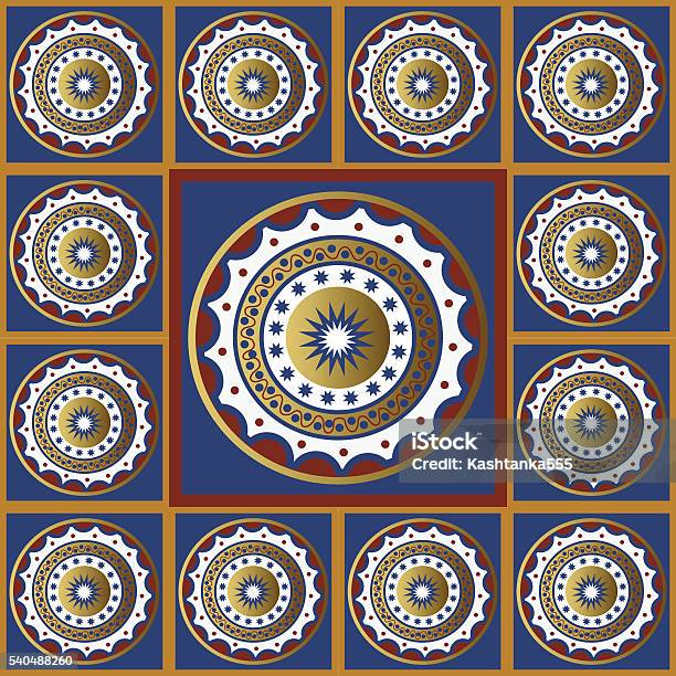Turkish Pattern 2 Stock Illustration - Download Image Now - Abstract ...