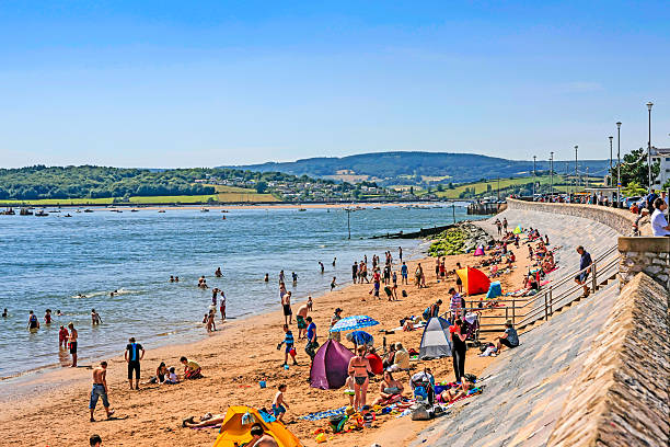 People on the sandy beach