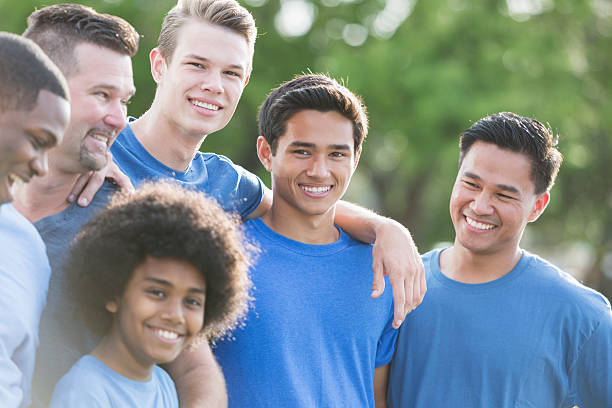 istock Multi-ethnic group of fathers and sons 540493264