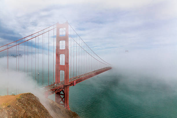 istock Golden Gate Bridge with low fog, San Francisco 540496184
