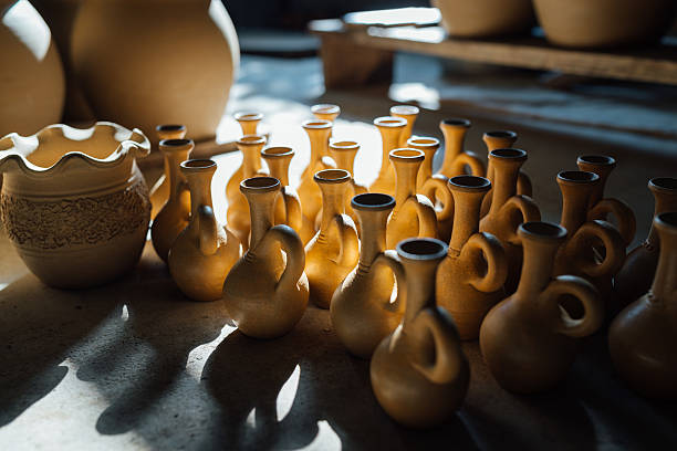 istock There are many clay pots in the floor 540497068