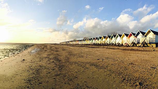 istock Mersea island beach huts 540497582