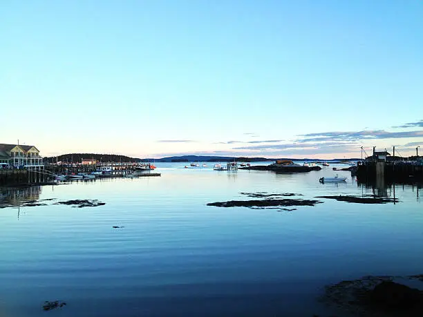 Photo of Twilight in Stonington,  Maine Harbor