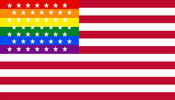 USA Rainbow Flag - LGBT