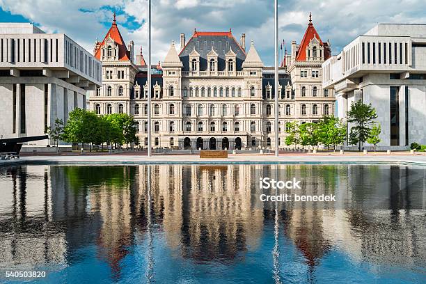 New York State Capitol In Albany New York Usa Stock Photo - Download Image Now - Albany - New York State, State Capitol Building, New York State