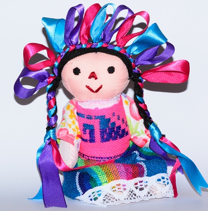 Mexican traditional doll, Maria rag doll