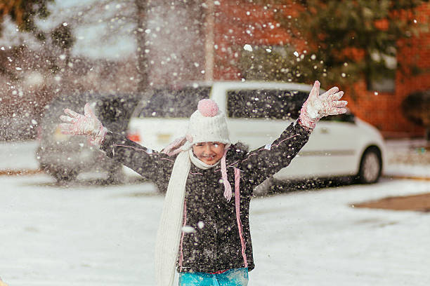 istock Girl in snow 540508282