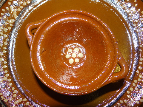 Mexican traditional dish of clay