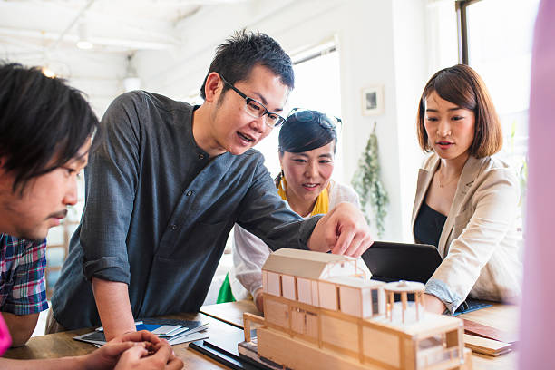 istock Team of architects having a meeting 540509916