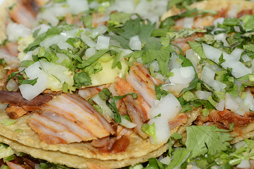 Mexican cuisine Athentic tacos Pork food