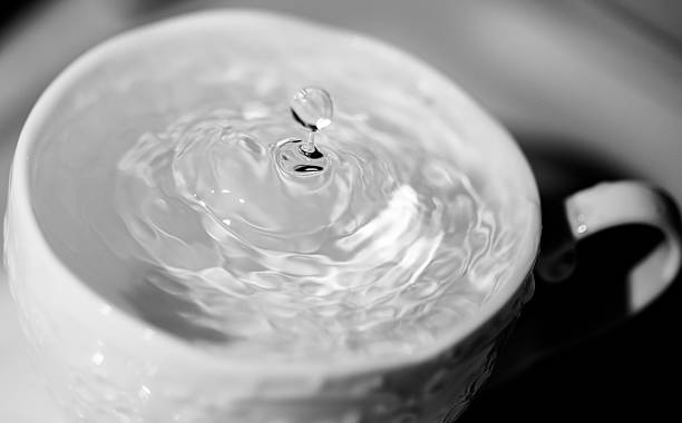istock Abstract Water Background in Black and White 540510360